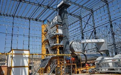 Asphalt mixing plants operation